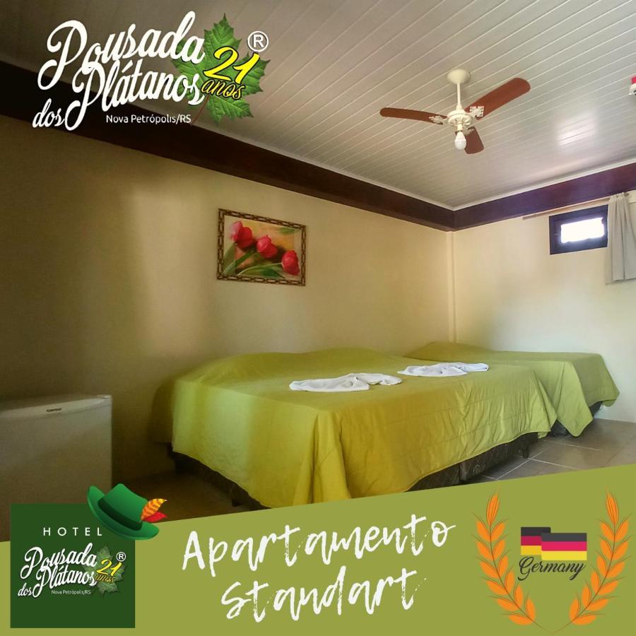 Pousada Dos Platanos Нова-Петрополис Экстерьер фото